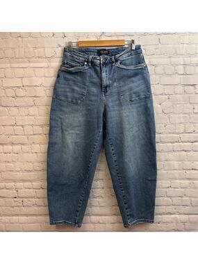 Judy Blue High Waisted Barrel Stitch Thru Pocket Blue Jeans Women's 16W